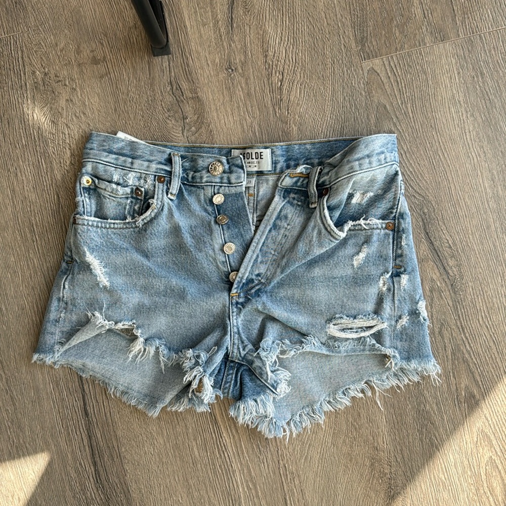 Agolde Parker Cut Off Shorts